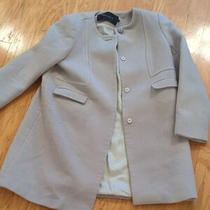 Tara Jarmon Elegant Wool Cashmere  Coat